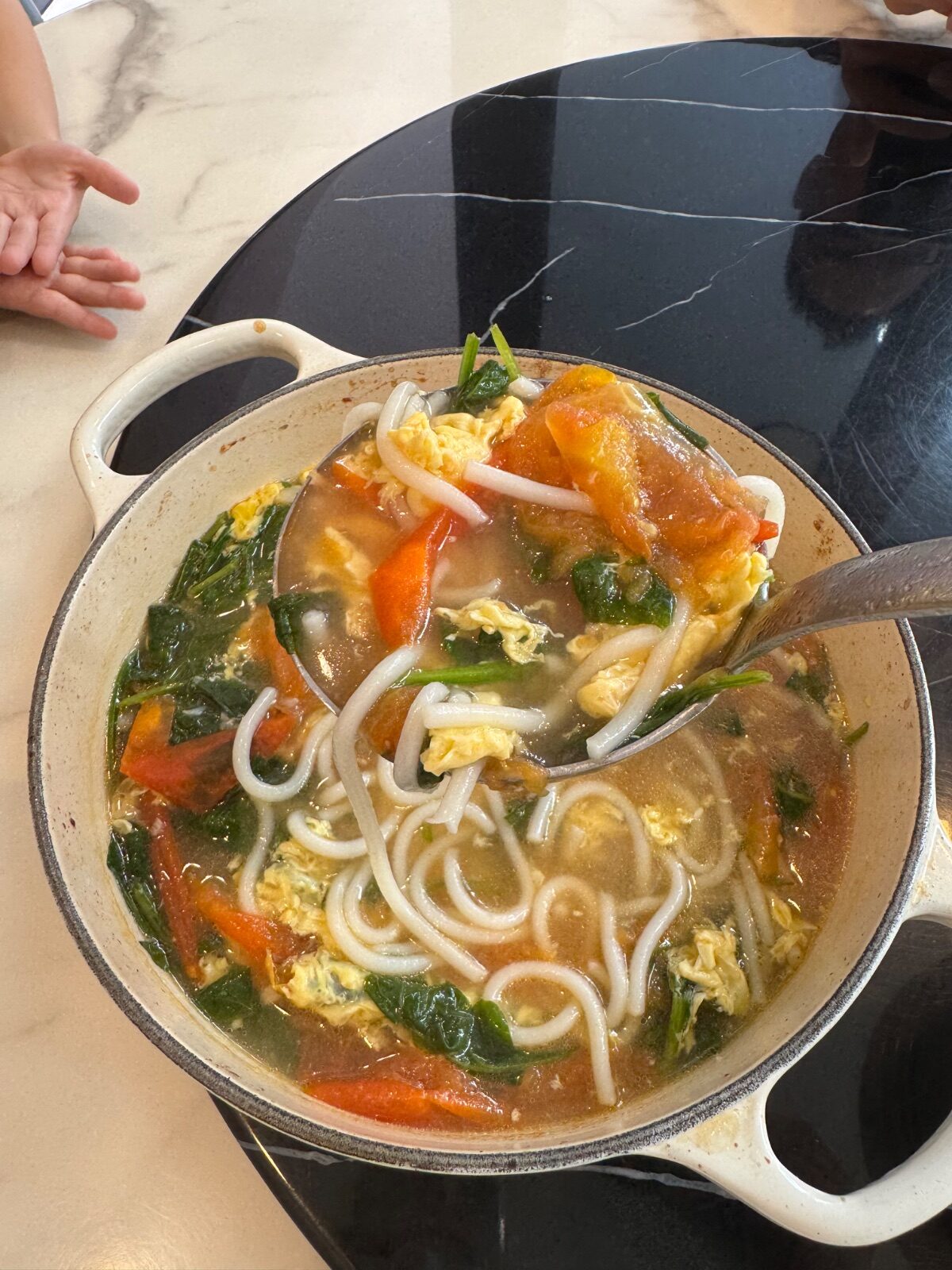 Tomato Egg Soup Noodles