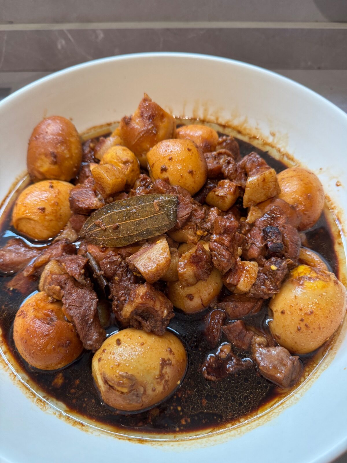 Braised Pork Shoulder with Eggs