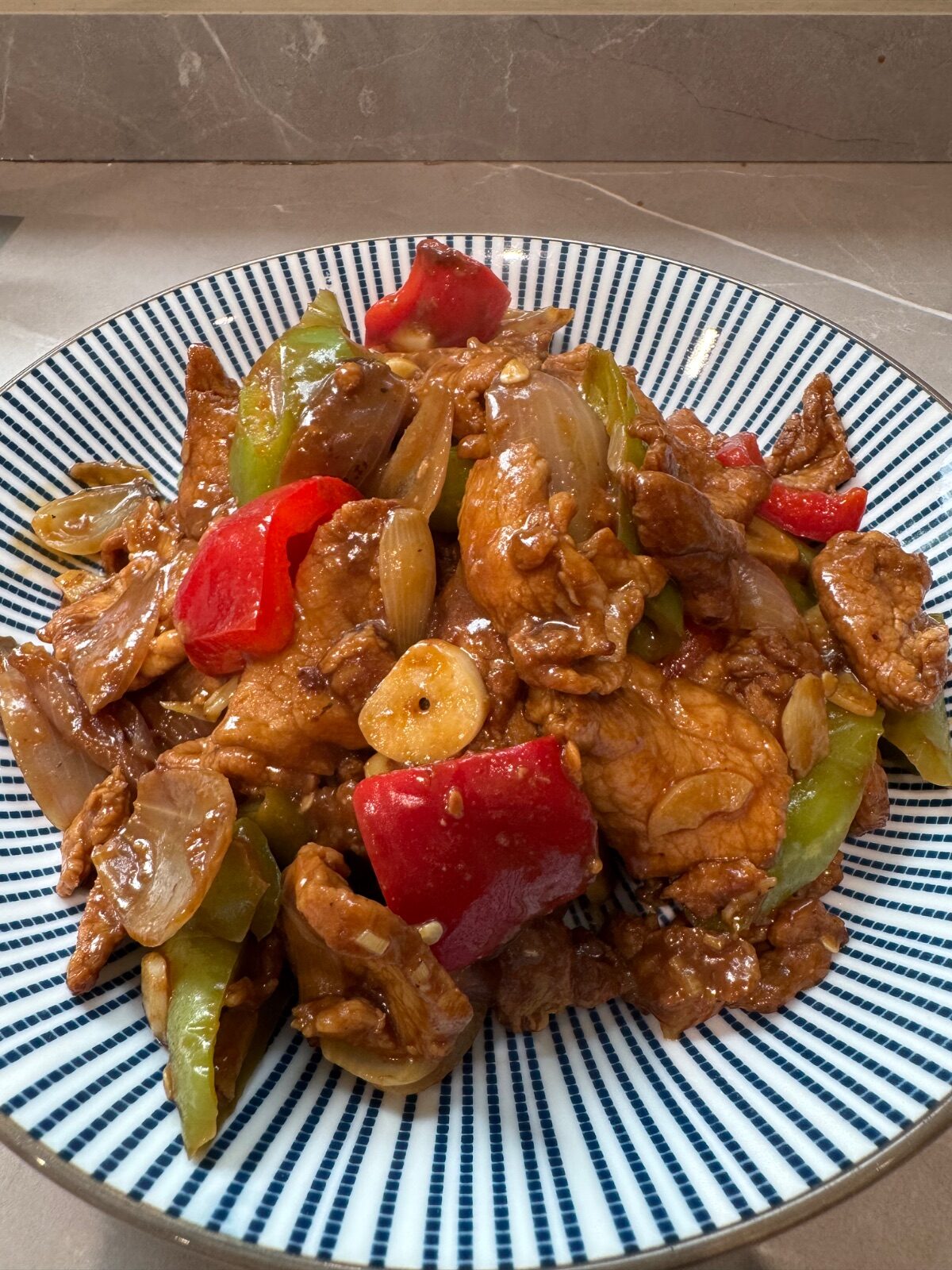 Spicy Pork Loin with Thunder Chili